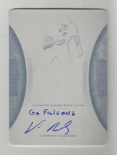 Vic Beasley 2015 LEAF TRINITY ROOKIE AUTOGRAPH CARD 1/1 SIGNED "Go Falcons" AUTO