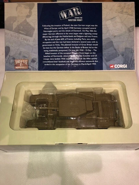 CORGI 1:50 CHURCHILL MK,III C SQN CALGARY REGT 1ST CANADIAN ARMY DIEPPE 1942 - Image 2 of 4