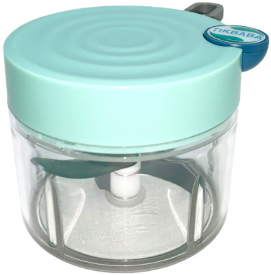 TIKBABA Hand Powered Mini Swift Food Chopper Vegetable Fruit Onions Garlic Green