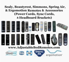 Ships from US- Remotes Compatible with Beautyrest, Sealy, Ergomotion, Simmons