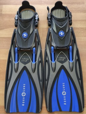 Closeout L/XL Black/Silver Aqua Lung Slingshot Fins Bulk Buy