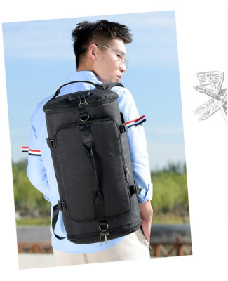 Herren Rucksack Damen Shwarz 35L Laptoptasche Wasserdicht Schulrucksack Backpack