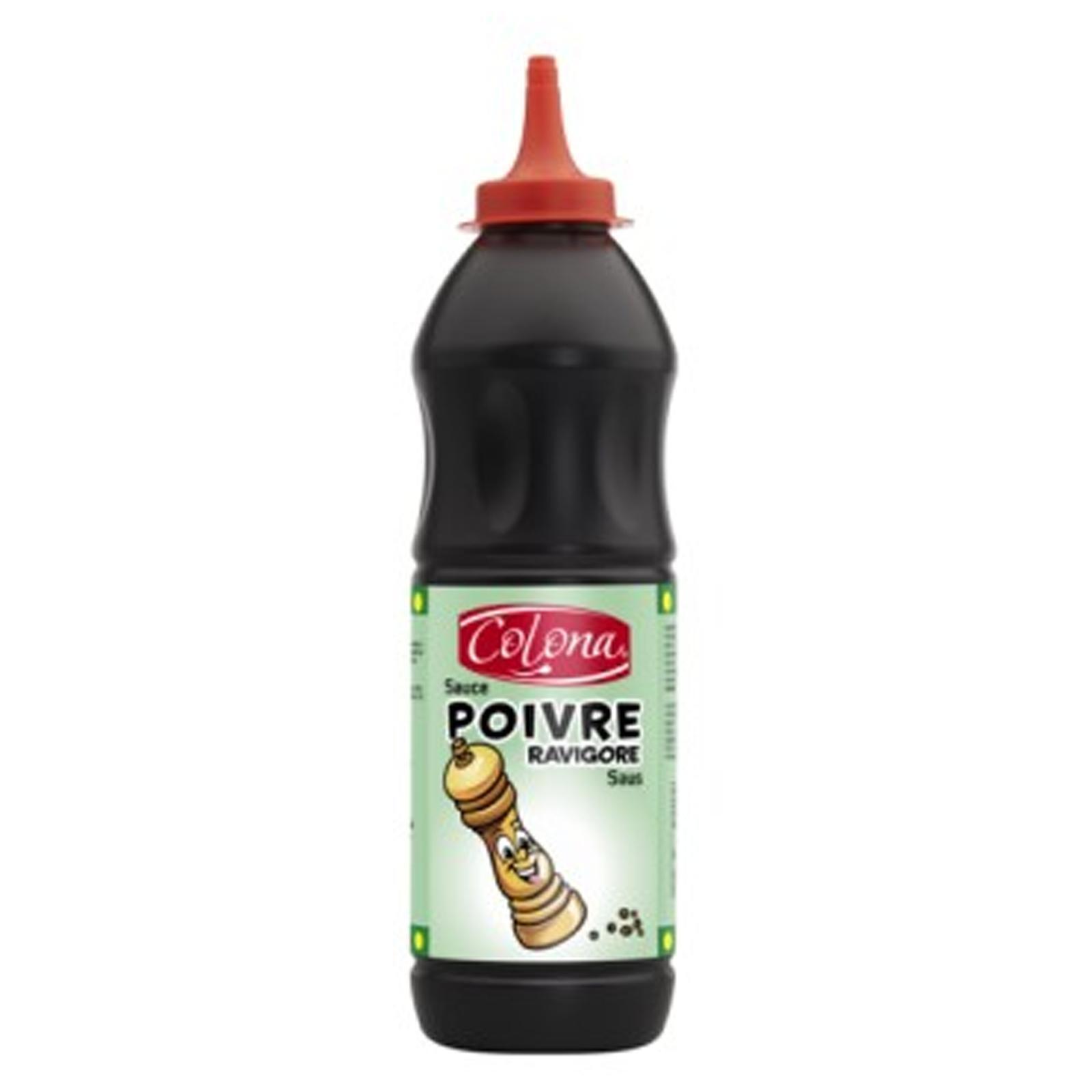 Salsa Poivre Ravigore Saus Colona Salsa Pepe Bottiglia GM da 850 g