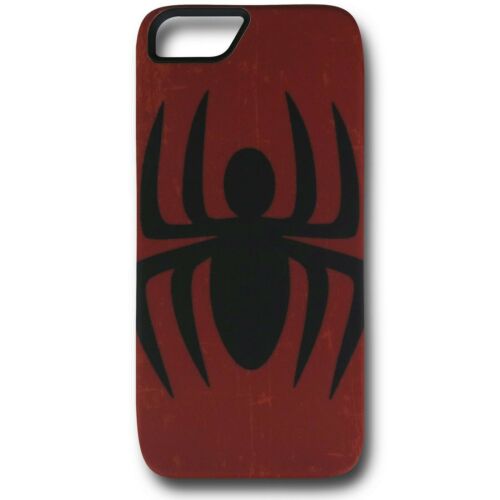 Spiderman Symbol Distressed Red iPhone 5 Case Red - Picture 1 of 1