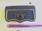 NEW YORK STATE MILITIA CARTERIDGE BOX, PRE C.W. THROUGH 1880