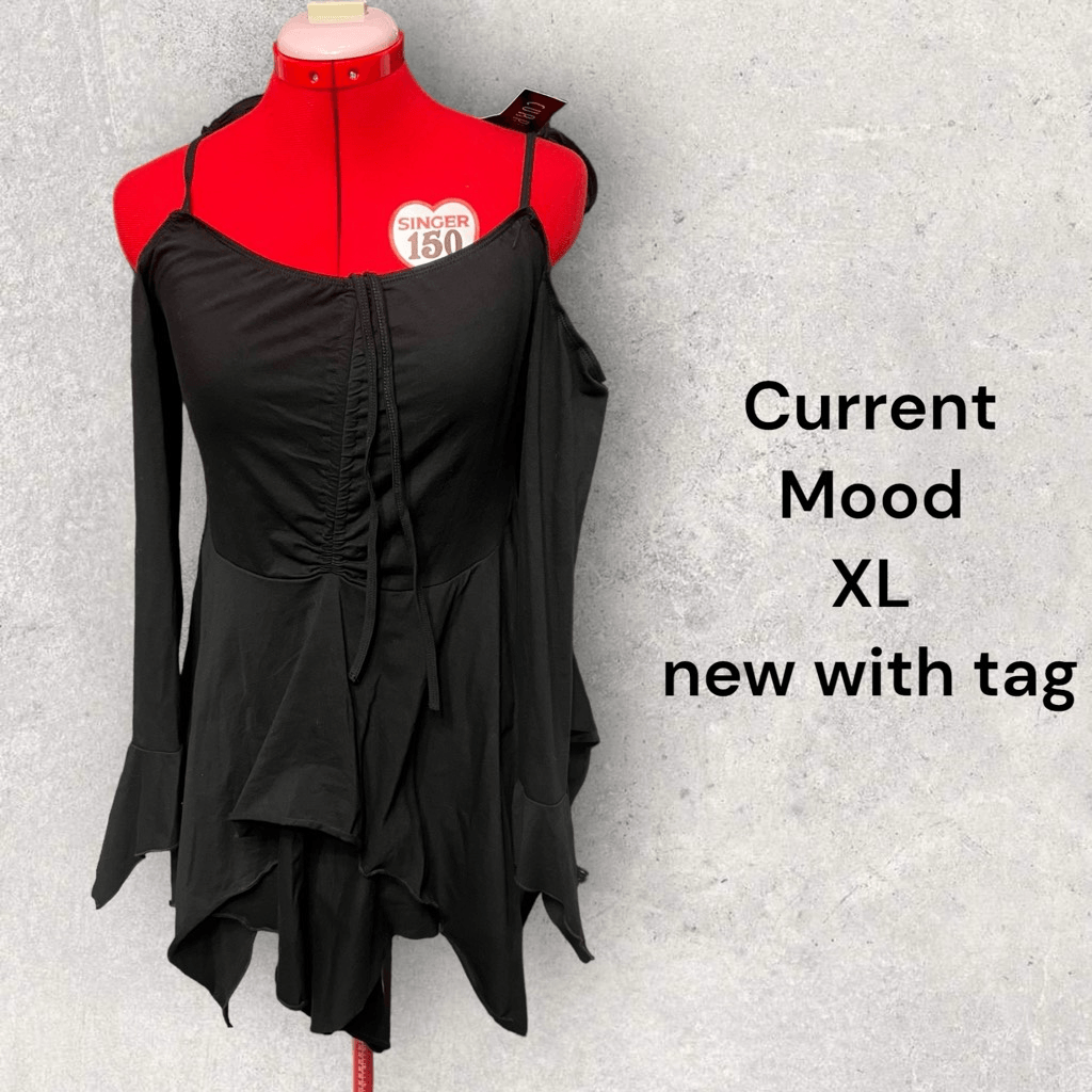 Current mood fairy dress XL new black | eBay