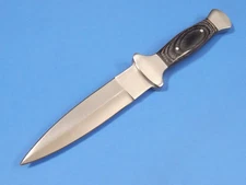 Boot Knife 203288 Black wood dagger full tang knife 9 1/2" overall PA3288 NEW!