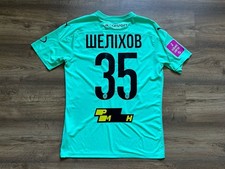 METALIST 1925 UKRAINE MATCH WORN FOOTBALL SHIRT GOALKEEPER PUMA #35 SHELIKHOV
