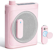 Voice Amplifier for Teachers with Dual Magnetic Wireless Lavalier Microphones