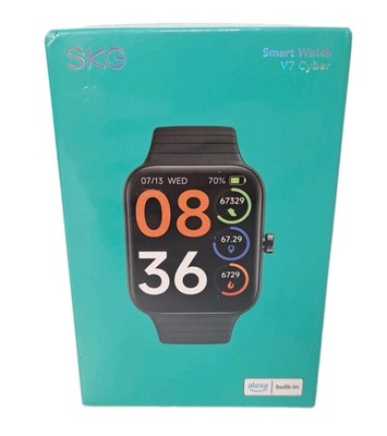 New and Sealed SKG Smart Watch V7 Cyber Fitness Tracker S3953AA (Black)