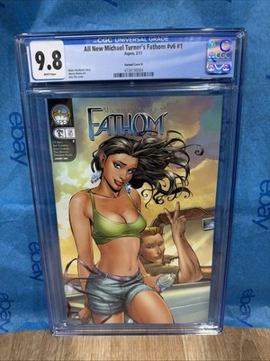Aspen Fathom #5 A Cgc 9.8 Cover H Michael Turner Graded Comic