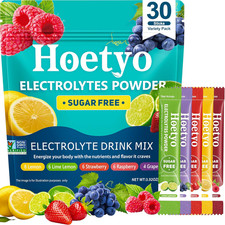 Electrolytes Powder Packets - Sugar Free Electrolyte Powder Drink Mix - 30 Stick