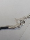 Vintage 925 sterling torqouise/howlite red garnet pendant necklace choker,ATI — photo 9