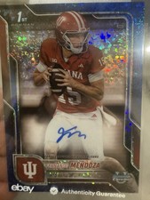 2025 Bowman Chrome on card Auto Fernando Mendoza Mini-Diamond Refractor /150