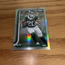 Breece Hall 2025 Topps Chrome Football - #238 Refractor New York Jets