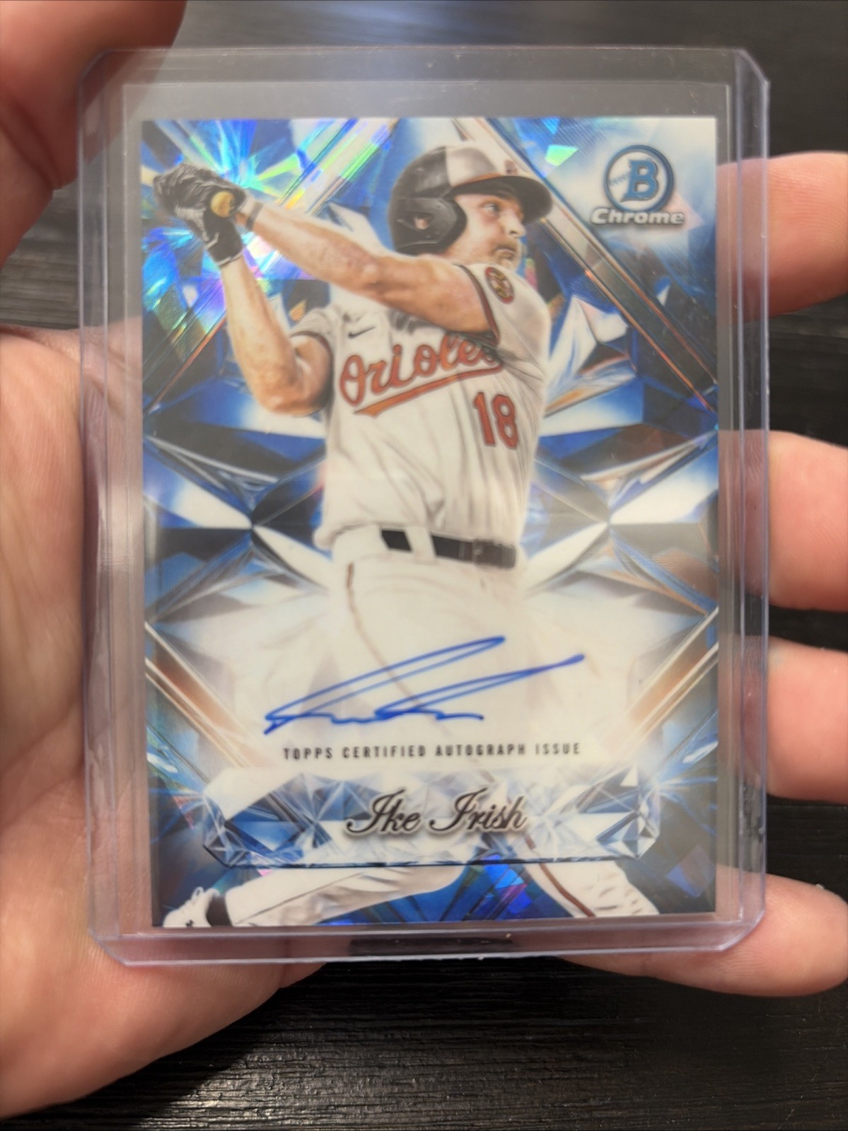 2025 Bowman Draft Sapphire Ike Irish #SSA-II Selections Auto