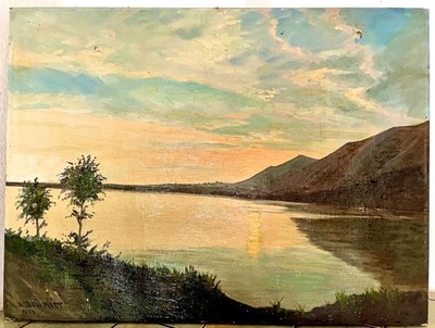 GEMÄLDE v. KARL GEORG SCHMIDT - ORIGINAL 1959 - ÖL/LEINWAND/KEILRAHMEN 