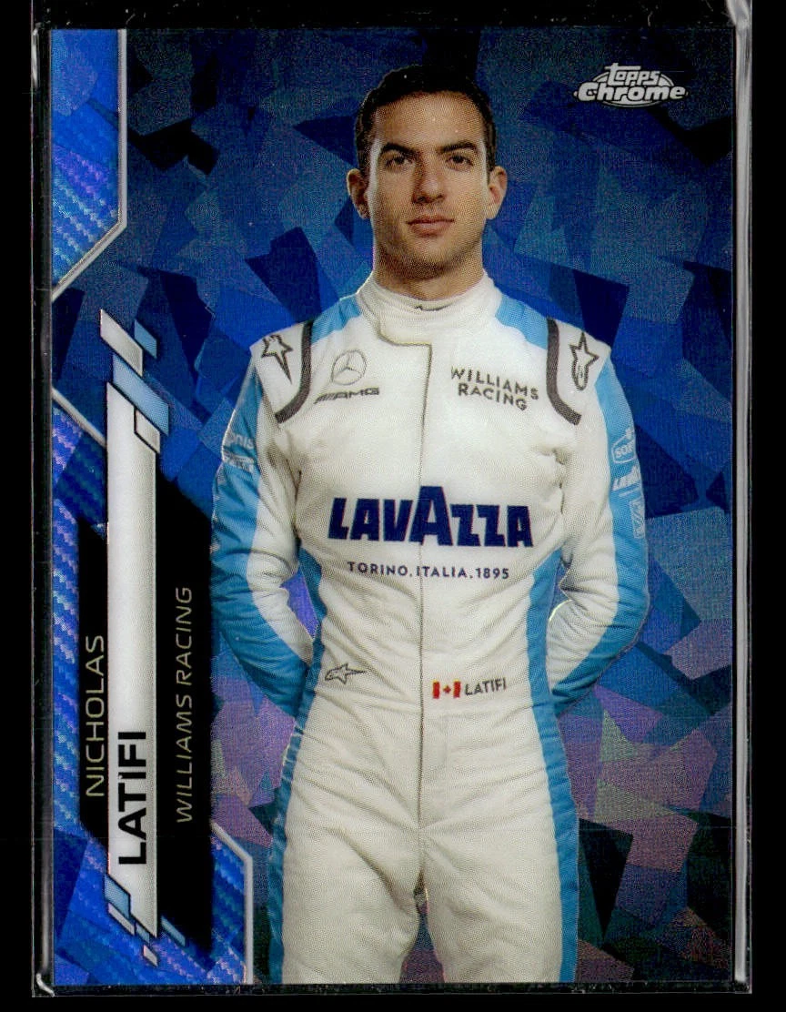 2020 Topps Chrome Sapphire Edition Formula 1 #20 Nicholas Latifi card