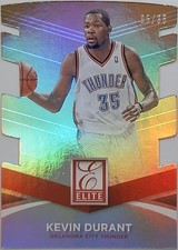 2014-15 Donruss - Elite Jersey Number Die Cuts #2 Kevin Durant /35 Basketball NM