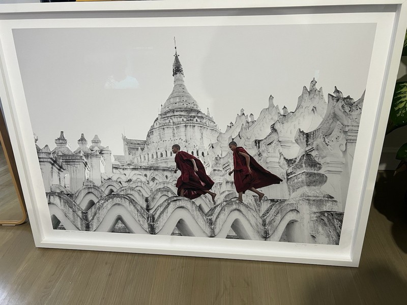 Extra Large “Novice Monks Myanmar 1999” By Dominic Petruzzi Print