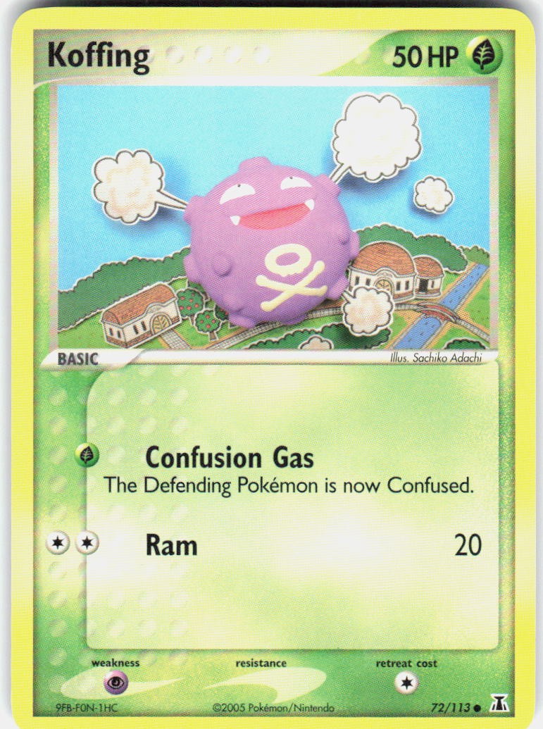 Koffing 72/113 Delta Species Pokemon