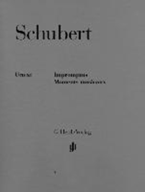 SCHUBERT  Impromptus y Momentos Musicales para Piano  by SCHUBERT F (GERMAN)