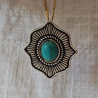 Costume Turquoise Post Earrings-Has Post & A Hook -Wear as Necklace OR Earrings — photo 4