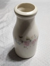 Pfaltzgraff Tea Rose Milk Jug Jar Vase Stoneware 