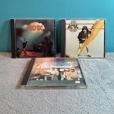 AC/DC Music CD Lot of 3 Dirty Deeds- High Voltage- Let There be Rock AC/DC Band