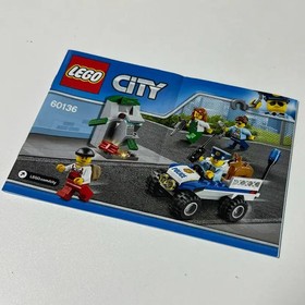 LEGO City 60136 Police & Bank Robbery Set Complete Boxed