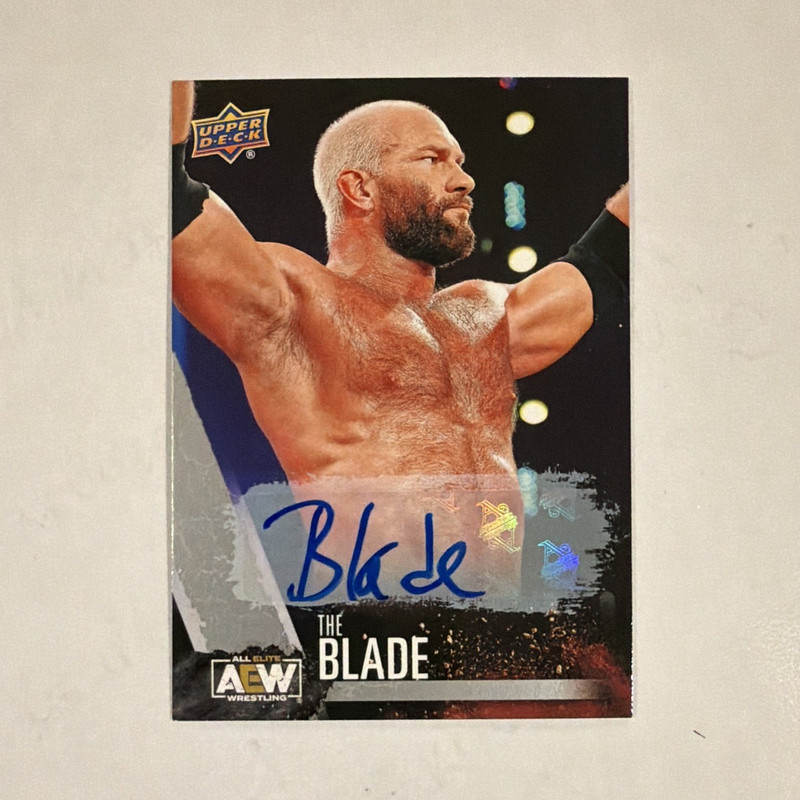 Upper Deck 2021 AEW First Edition The Blade Autograph #17 Wrestling Card