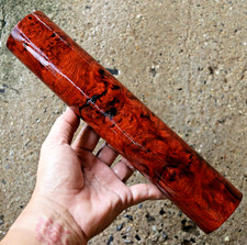 Amboyna Burl - Exotic Wood - Round Blank 56x289 mm For General Woodworking 591
