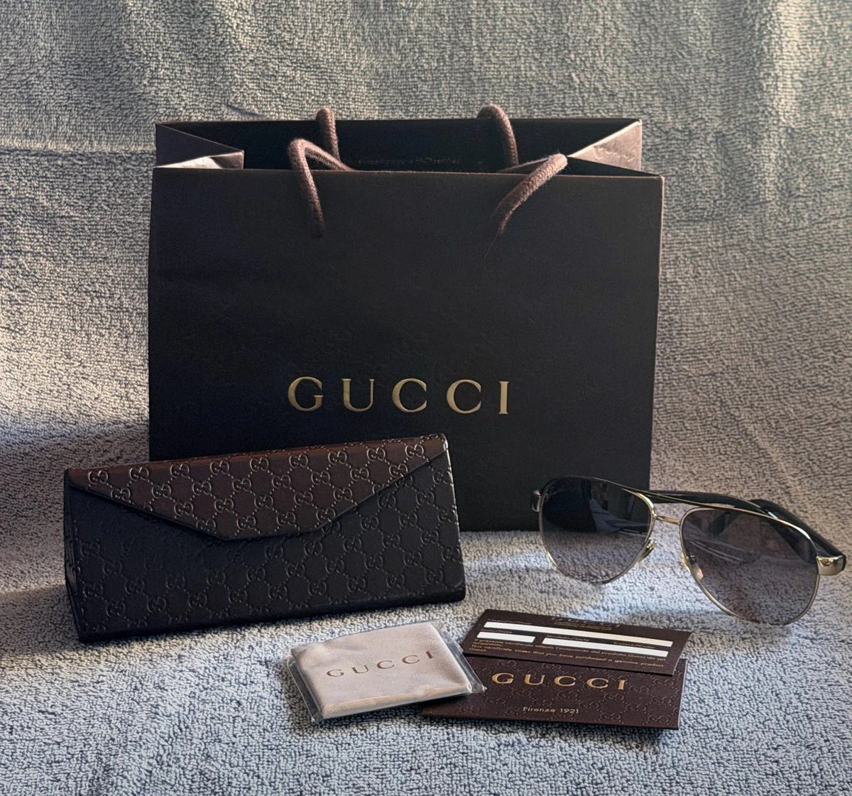 Gucci Aviator Frame Sunglasses for Women for sale | eBay