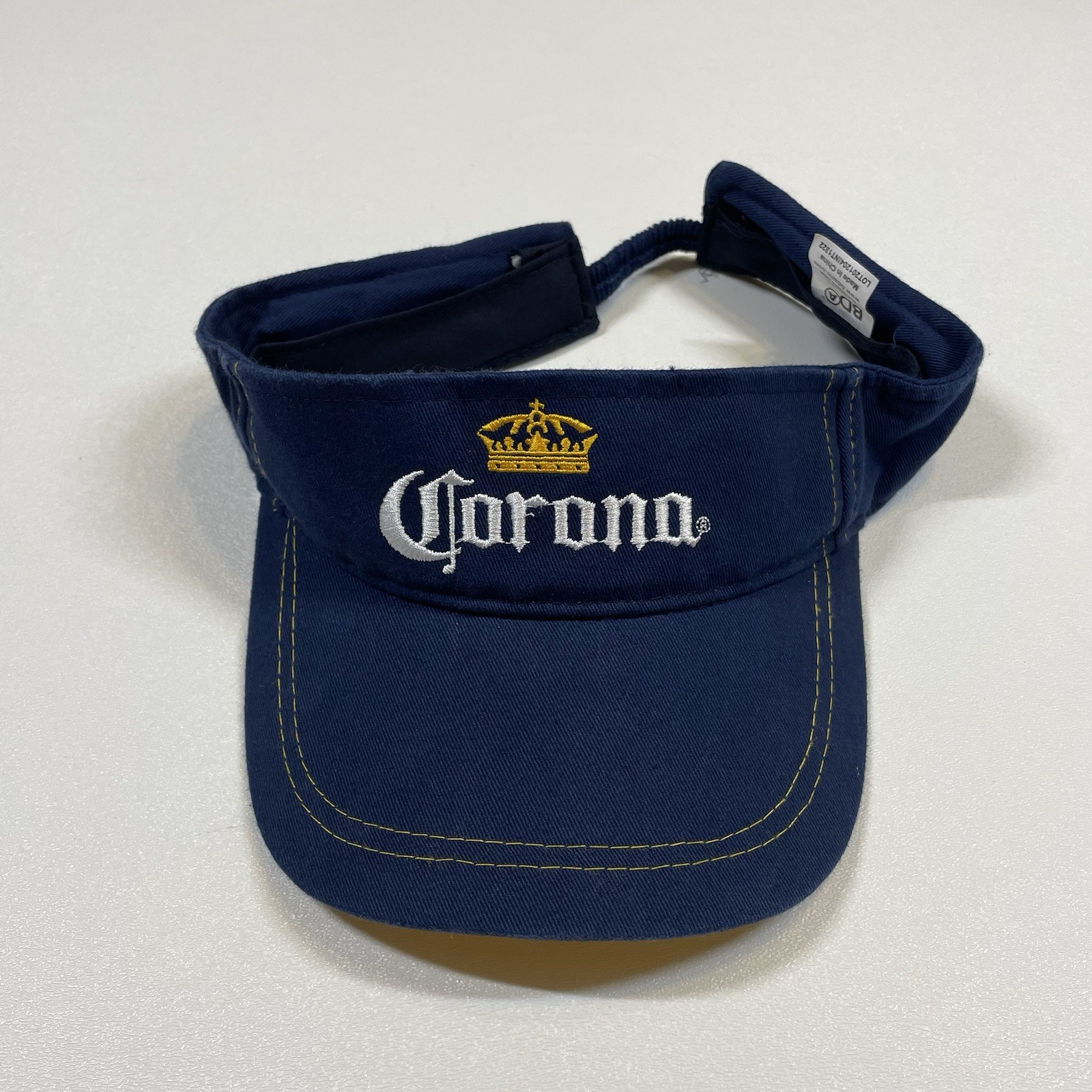 Corona Visor Hat Cap Men’s Navy Blue Strapback