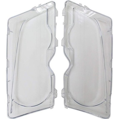 Clear Headlight Lens Cover Set for BMW E46 M3 2DR 2001-2006 Waterproof LED