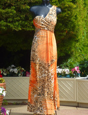 Sweet Miss Tropical Maxi Dress Size M/L  12 - 14 Summer Holiday also  S/M & X/L