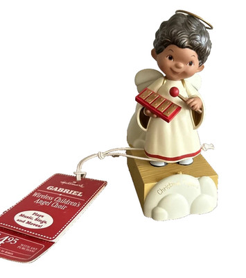 Hallmark Wireless Children's Angel Choir Christmas Pageant Gabriel Tested Works
