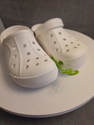 Weiße Crocs Baya Unisex Clog Sandalen Komfort Herren 7/Damen 9. Nagelneu.