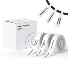 NIIMBOT D11 Label Tape D110 Label Maker Papers 3Rolls Cable Labels, Self-Adhe...