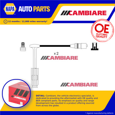 HT Leads Ignition Cables Set fits MERCEDES C180 S202, W202 1.8 93 to 00 Cambiare