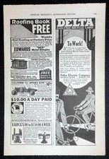 Delta Electric Bicycle Lamp 1922 AD *To Work!*