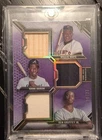 2021 Topps Ken Griffey Jr Triple Threads Legends Jersey Bat Card /27 Rare Insert