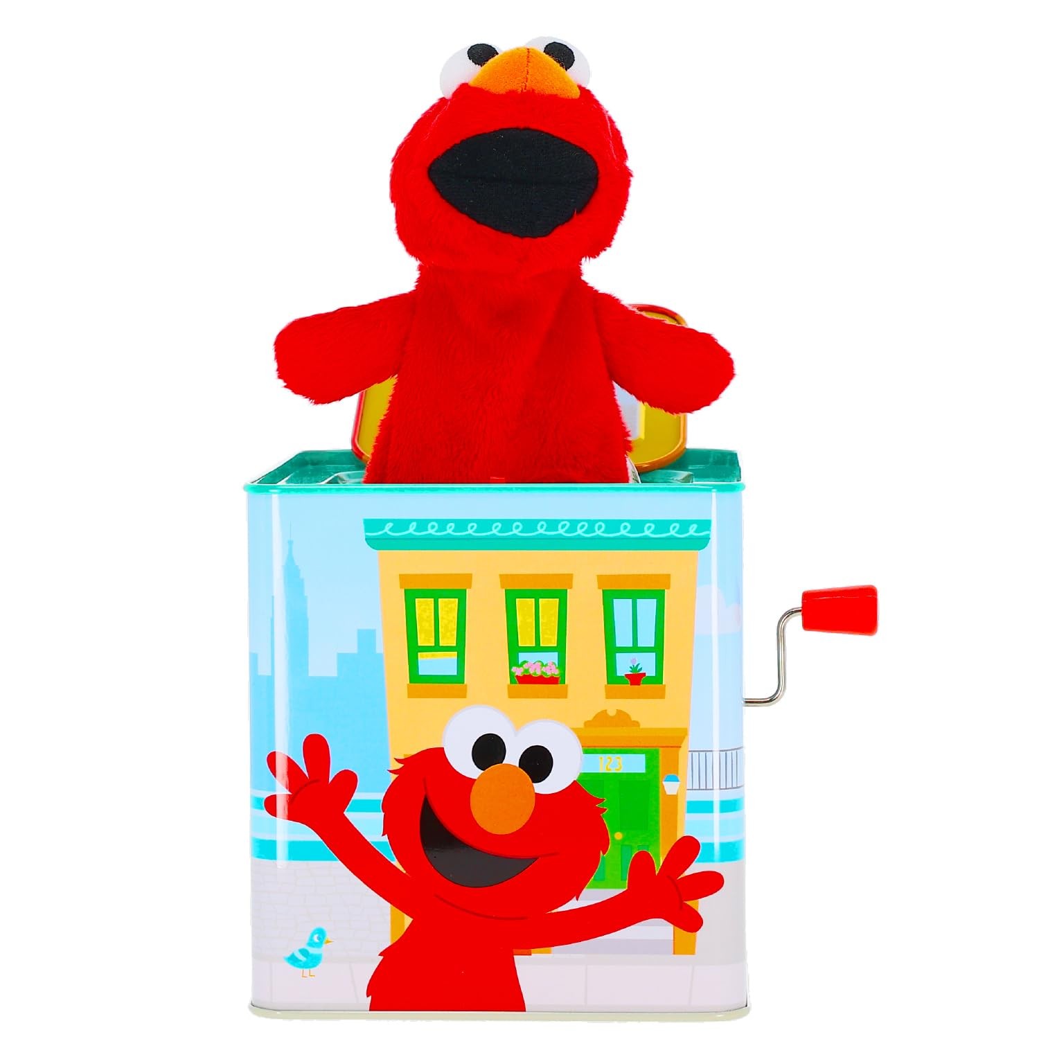 Sesame Street Elmo Musical Jack-in-the-Box Toy for Toddlers New Gift