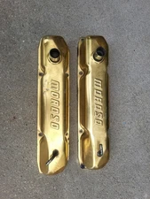 DODGE PLYMOUTH CHRYSLER MOPAR 383 400 440 BB VALVE COVER MOROSO  GOLD BIG BLOCK