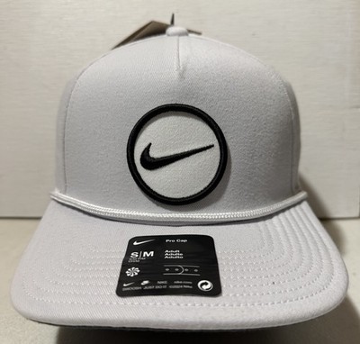 Nike Swoosh Retro 72 Pro Cap Dri-Fit Hat Snapback Light Gray