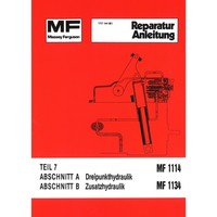 Massey Ferguson Teil 7 MF1114/1134 Dreipunkt-/Zusatzhydraulik Werkstattanleitung