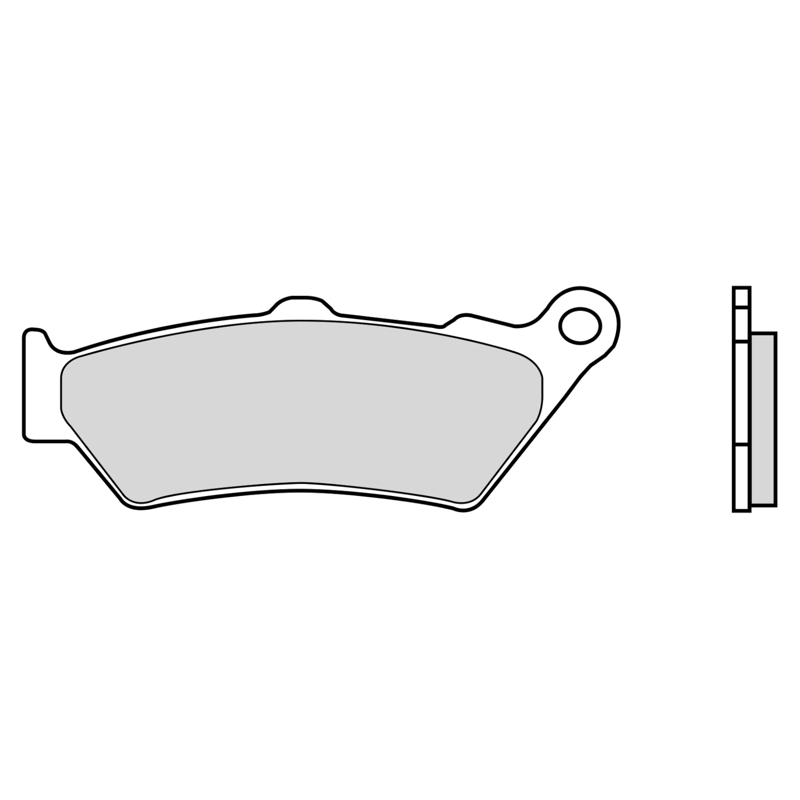 Brake Pads for BMW R 1200 RT ABS 2019 Rear LA Street Brembo