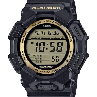 CASIO G-SHOCK GD-010GB-1A9JF Long Life Battery Men's Watch Black x Gold NEW