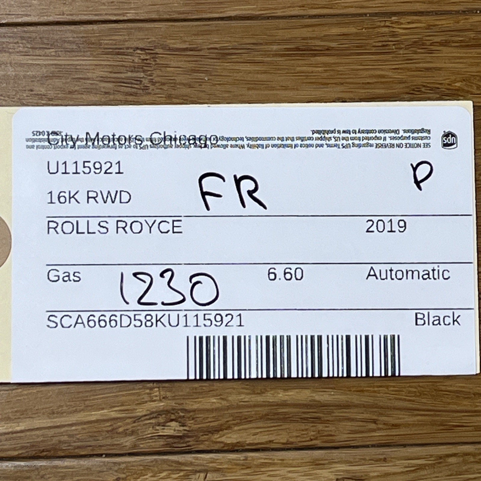 2017-2023 Rolls Royce Dawn RR6 Front Right Side Upper Seat Leather OEM NOTE