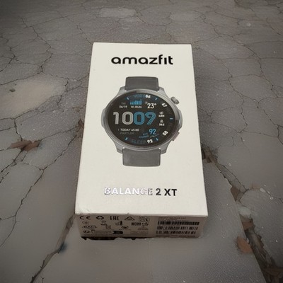 Amazfit - Balance 2 XT Smartwatch 47mm Silicone - Gray / Black Brand New Sealed